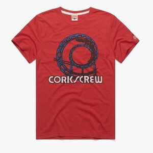 Homage Cedar Point Corkscrew Tee Unisex Size XS